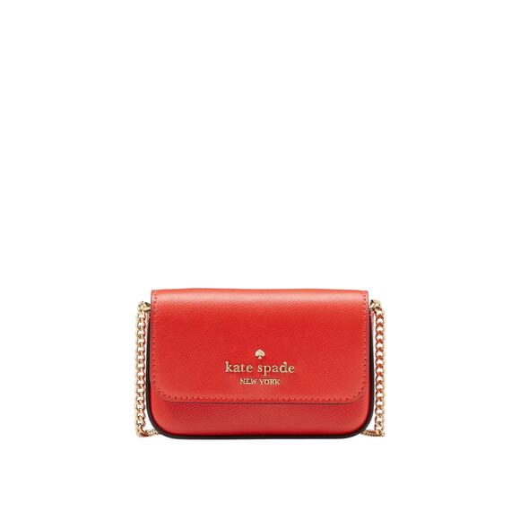KATE SPADE New York Madison Card Case Crossbody in Tomato Slice - Picture 1 of 8